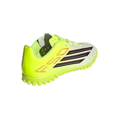 adidas F50 CLUB Turf Football Shoes | Team Solar Yellow 2 / Core Black / Lucid Red | Kid's