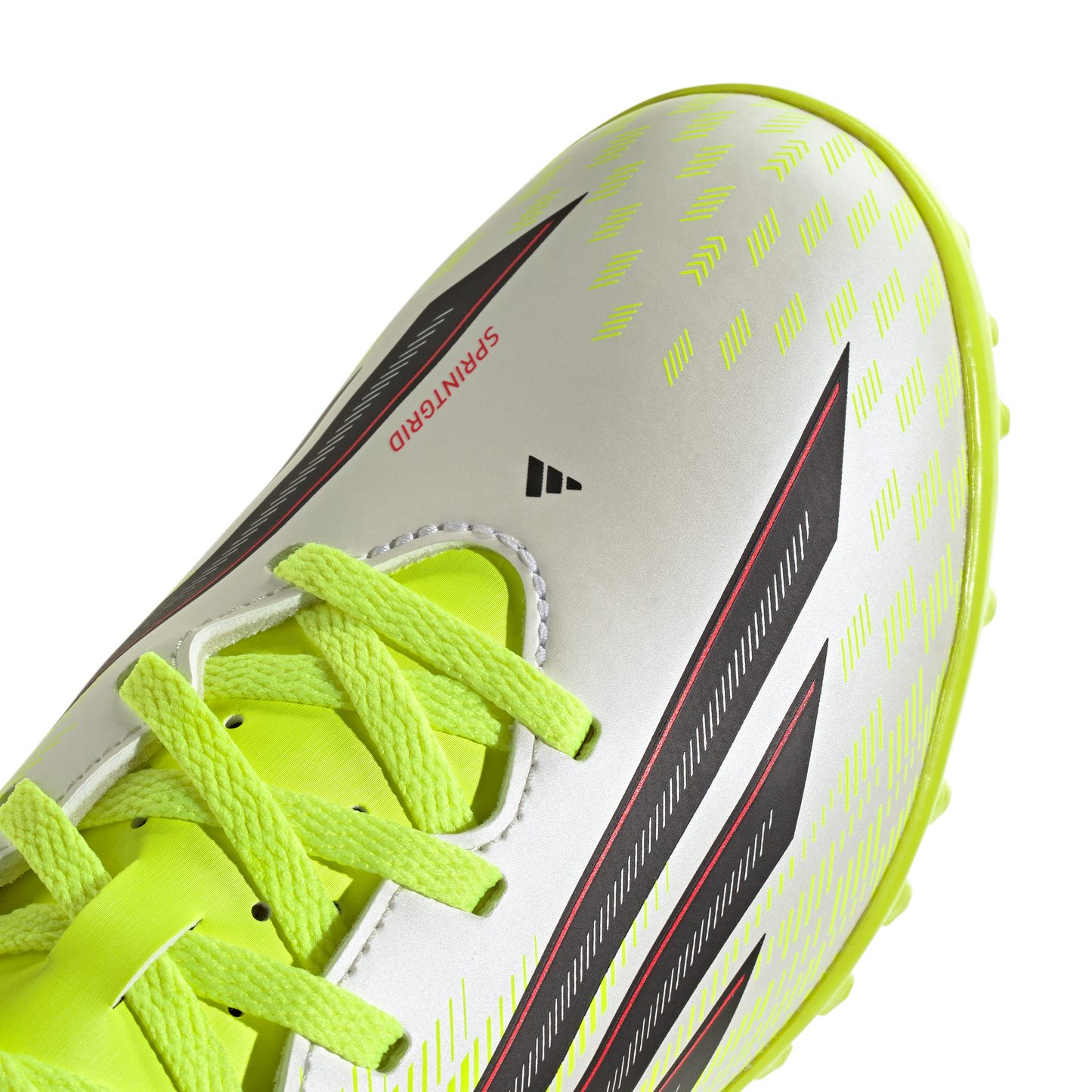 adidas F50 CLUB Turf Football Shoes | Team Solar Yellow 2 / Core Black / Lucid Red | Kid's