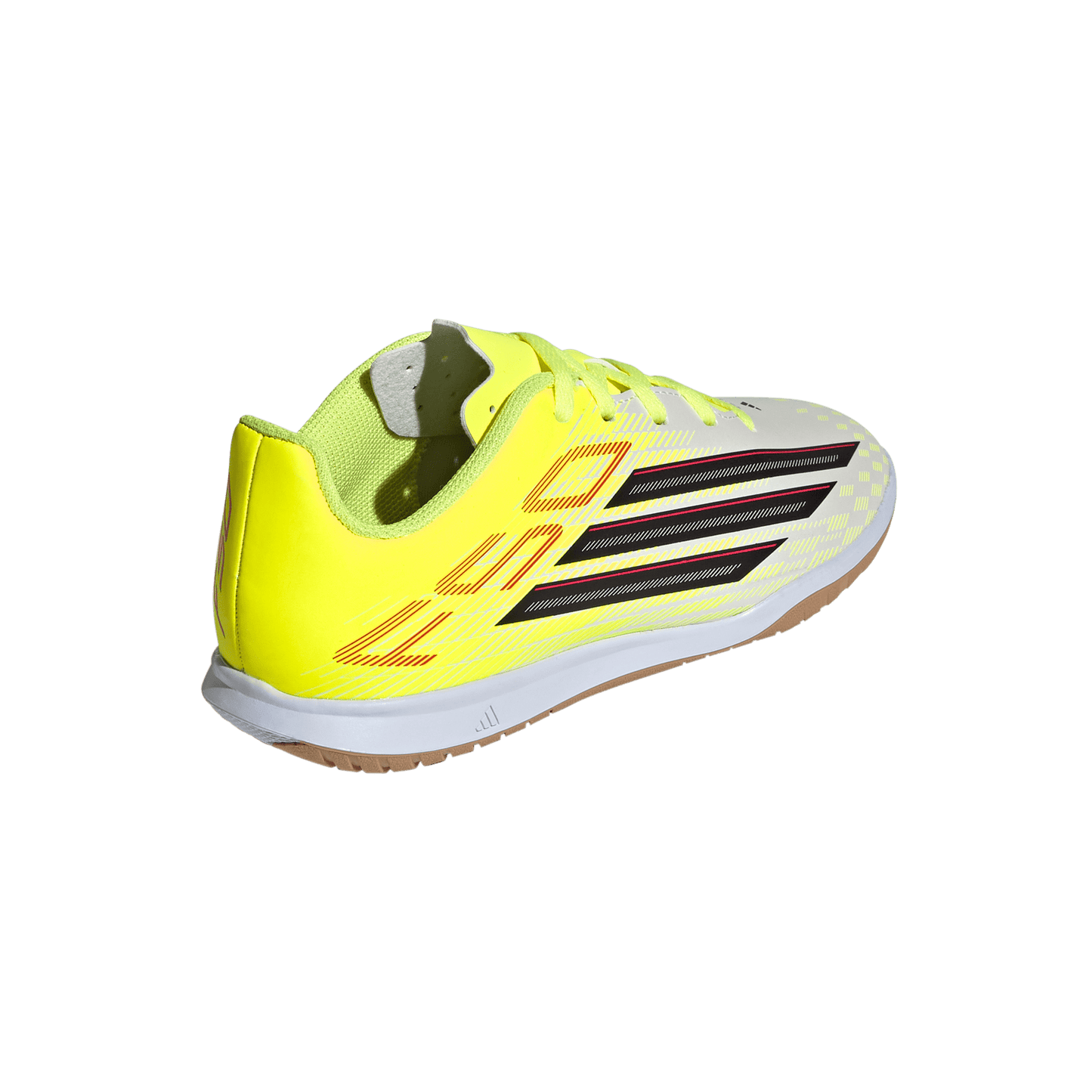 adidas F50 CLUB Indoor Soccer Shoes | Team Solar Yellow 2 / Core Black / Lucid Red | Kid's