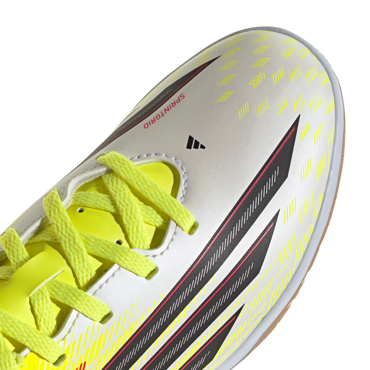 adidas F50 CLUB Indoor Soccer Shoes | Team Solar Yellow 2 / Core Black / Lucid Red | Kid's