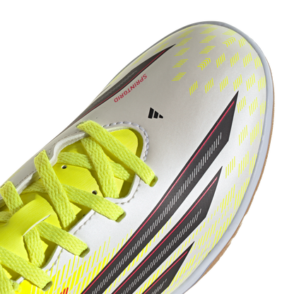 adidas F50 CLUB Indoor Soccer Shoes | Team Solar Yellow 2 / Core Black / Lucid Red | Kid's
