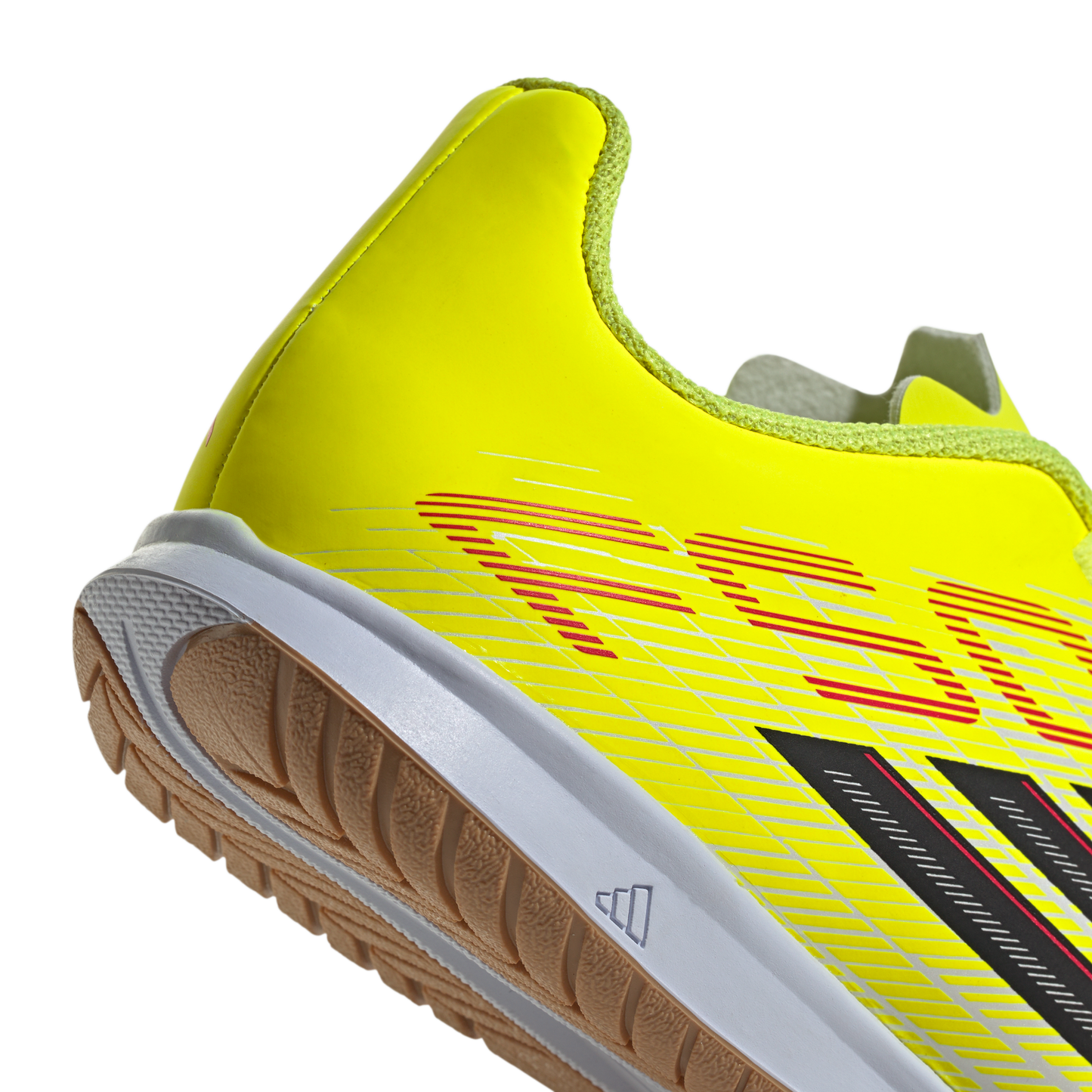 adidas F50 CLUB Indoor Soccer Shoes | Team Solar Yellow 2 / Core Black / Lucid Red | Kid's