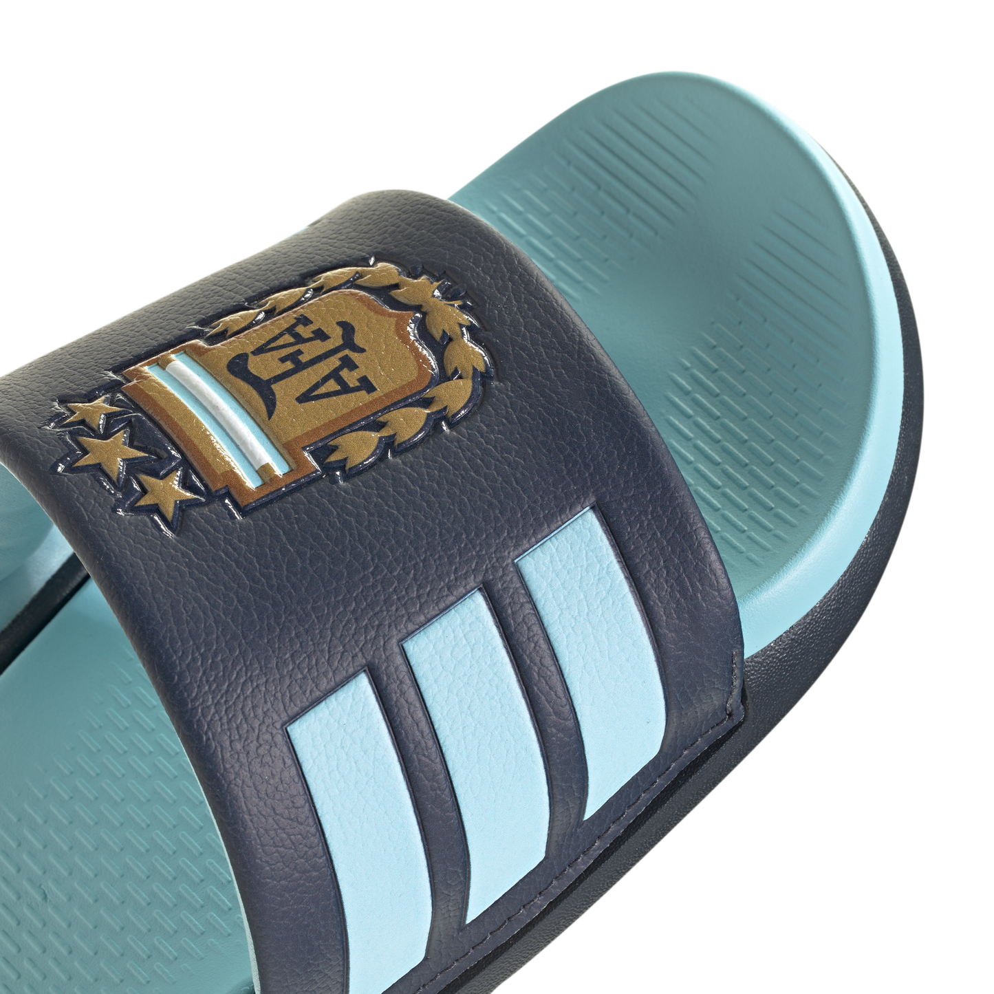 adidas Adilette Comfort 2.0 Argentina Slides | Navy Blue / Light Blue | Men's