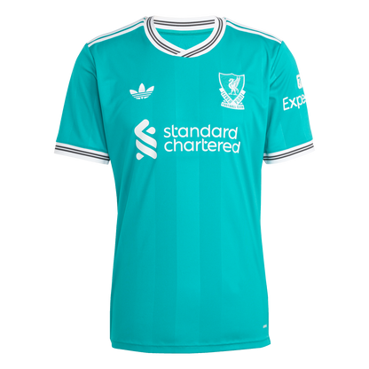 adidas Liverpool  25/26 Third Soccer Jersey | Green-White | Men's