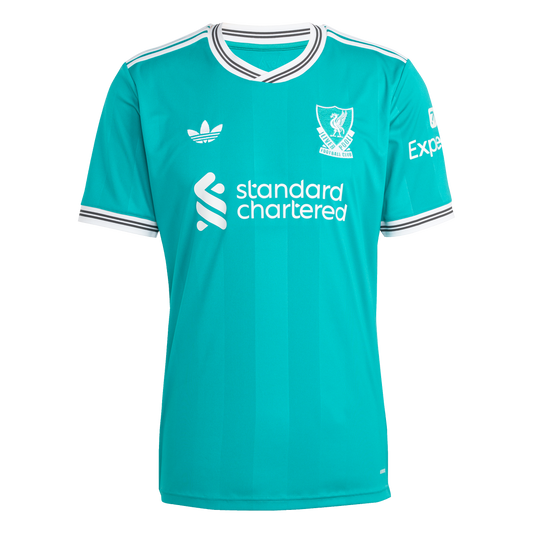 adidas Liverpool  25/26 Third Soccer Jersey | Green-White | Men's