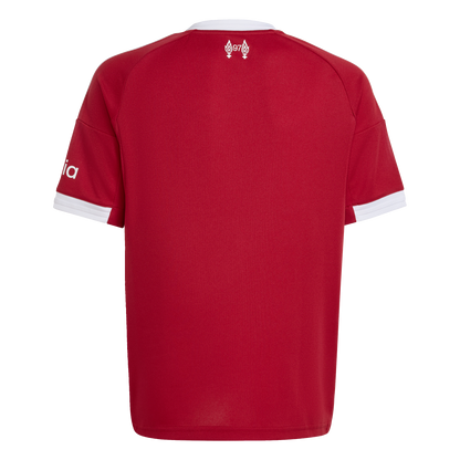 adidas Liverpool 25/26 Home Soccer Jersey | Red/White | Kid's