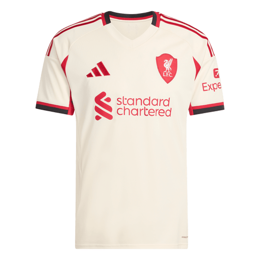 adidas Liverpool 25/26 Away Soccer Jersey | White | Men's
