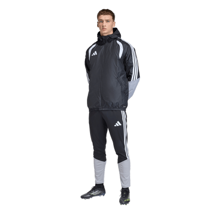 adidas Tiro 26 Competition All Weather Jacket | Black / Light Onix / White | Men's