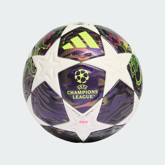 adidas UEFA CHAMPIONS LEAGUE FINAL Pro Ball | Dark Purple / White / Solar Yellow