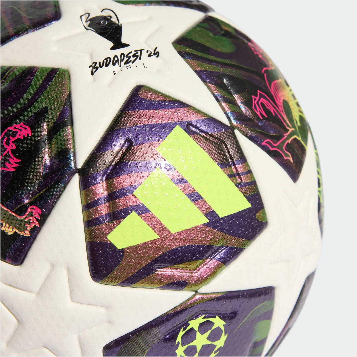 adidas UEFA CHAMPIONS LEAGUE FINAL Pro Ball | Dark Purple / White / Solar Yellow