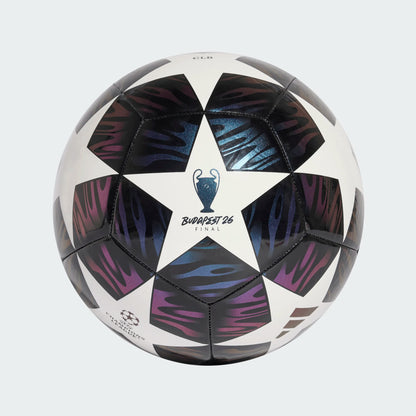 adidas UEFA CHAMPIONS LEAGUE FINAL Club Ball | Dark Purple / White / Solar Yellow