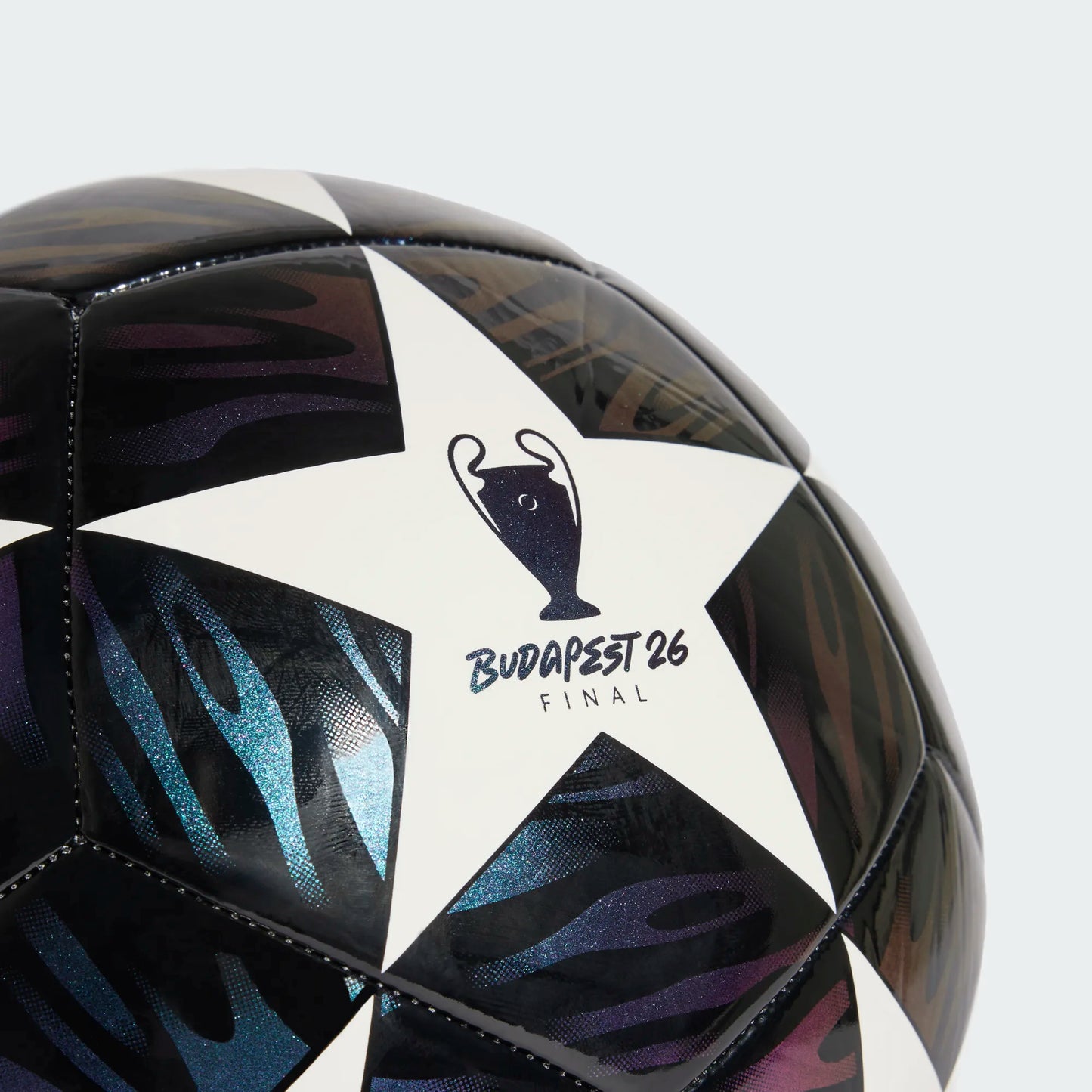 adidas UEFA CHAMPIONS LEAGUE FINAL Club Ball | Dark Purple / White / Solar Yellow