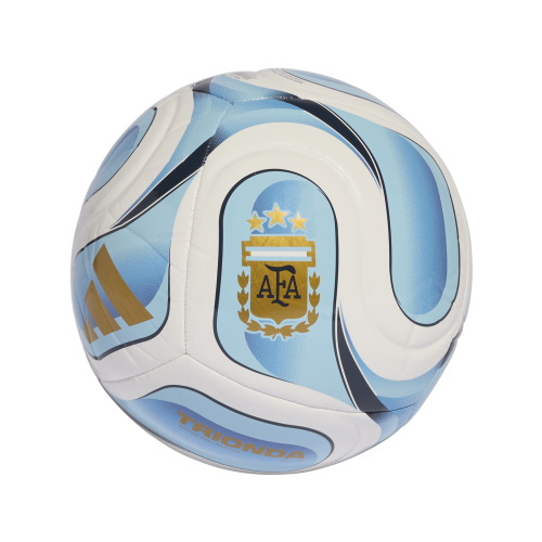 adidas FIFA World Cup 26™ Trionda  AFA Argentinian Club Ball | White / Ice Blue / Navy Blue