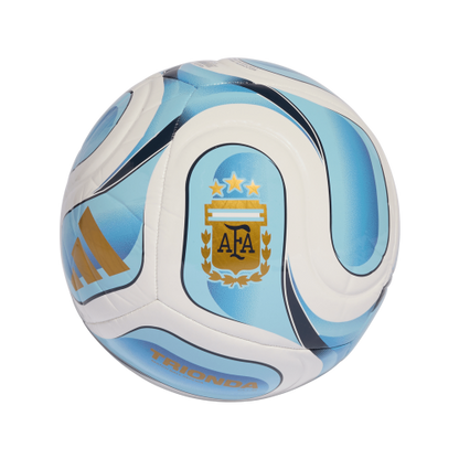 adidas FIFA World Cup 26™ Trionda  AFA Argentinian Club Ball | White / Ice Blue / Navy Blue