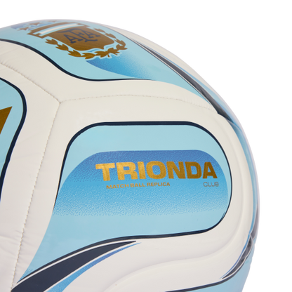adidas FIFA World Cup 26™ Trionda  AFA Argentinian Club Ball | White / Ice Blue / Navy Blue