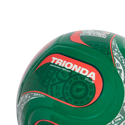 adidas FIFA World Cup 26™ Trionda Mexico Club Ball | Bold Green / Team Dark Green / Aurora Ivy