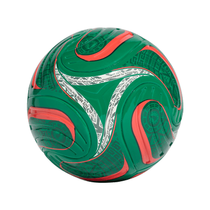adidas Trionda Mexico Home Mini Ball | Bold Green / Team Dark Green / Aurora Ivy