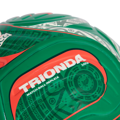 adidas Trionda Mexico Home Mini Ball | Bold Green / Team Dark Green / Aurora Ivy