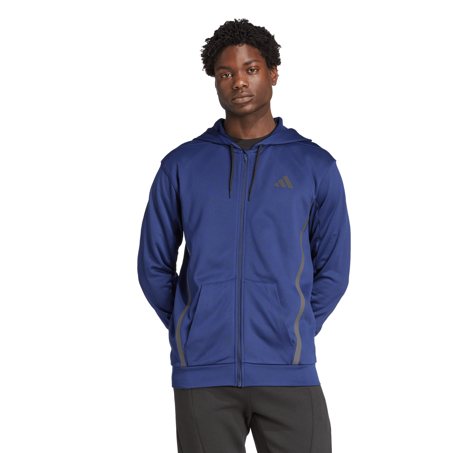 adidas Performance Training Hoodie | Navy Blue | Men's