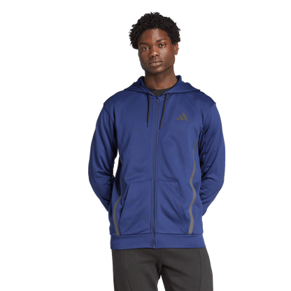 adidas Performance Training Hoodie | Navy Blue | Men's