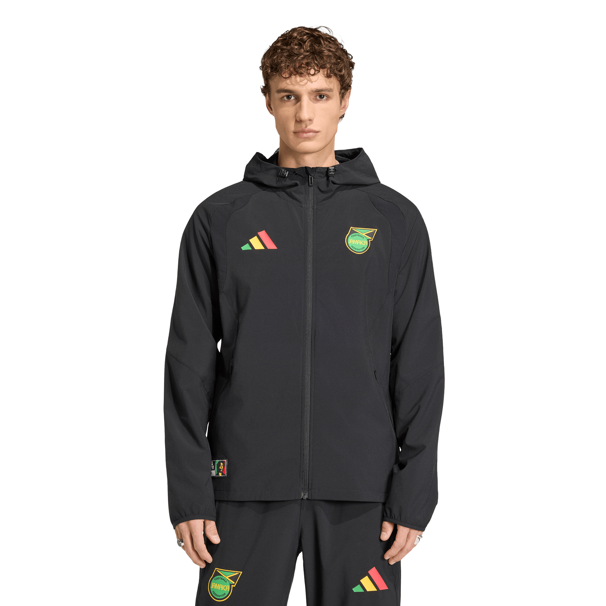 adidas Jamaica Bob Marley Windbreaker Jacket | World Cup 2026 adidas Jamaica Bob Marley Windbreaker Jacket | World Cup 2026