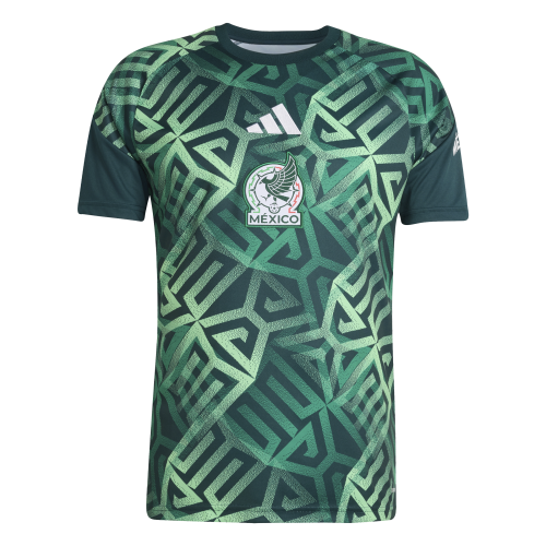adidas Mexico Home Prematch  Jersey | Team Real Magenta | Men's