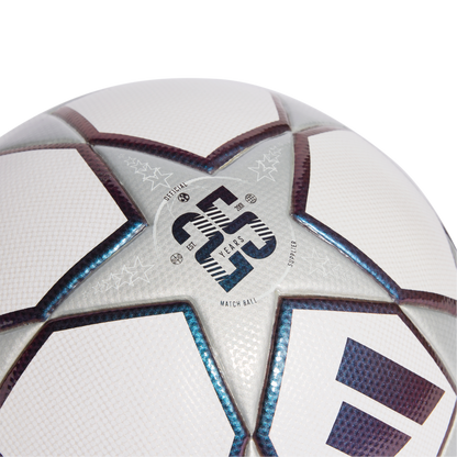 adidas UEFA CHAMPIONS LEAGUE FINAL Third League Ball | White / Silver Metallic