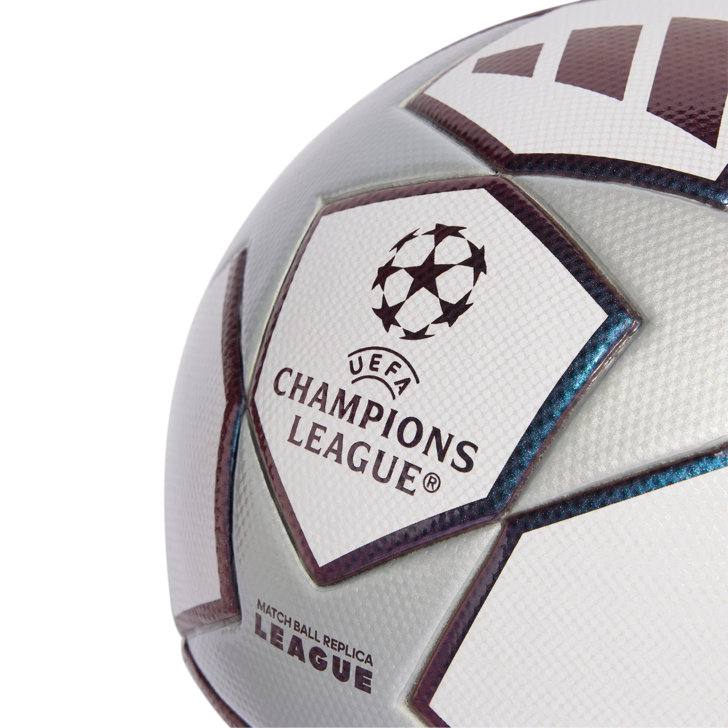 adidas UEFA CHAMPIONS LEAGUE FINAL Third League Ball | White / Silver Metallic