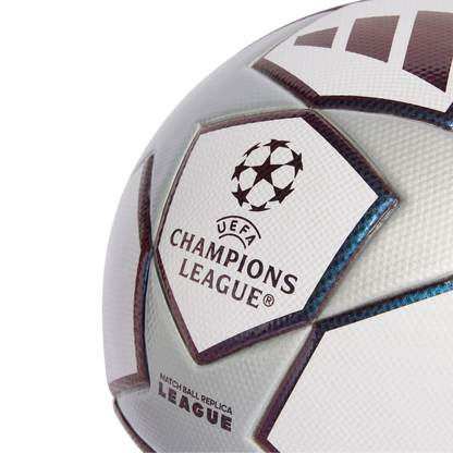 adidas UEFA CHAMPIONS LEAGUE FINAL Third League Ball | White / Silver Metallic