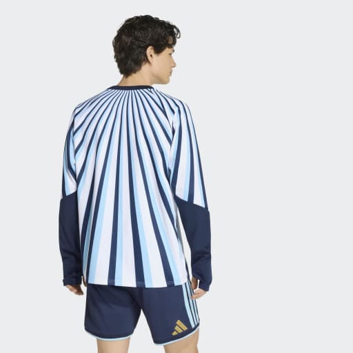adidas Argentina 26 Home Prematch Warm Top| White/ Light Blue | Men's