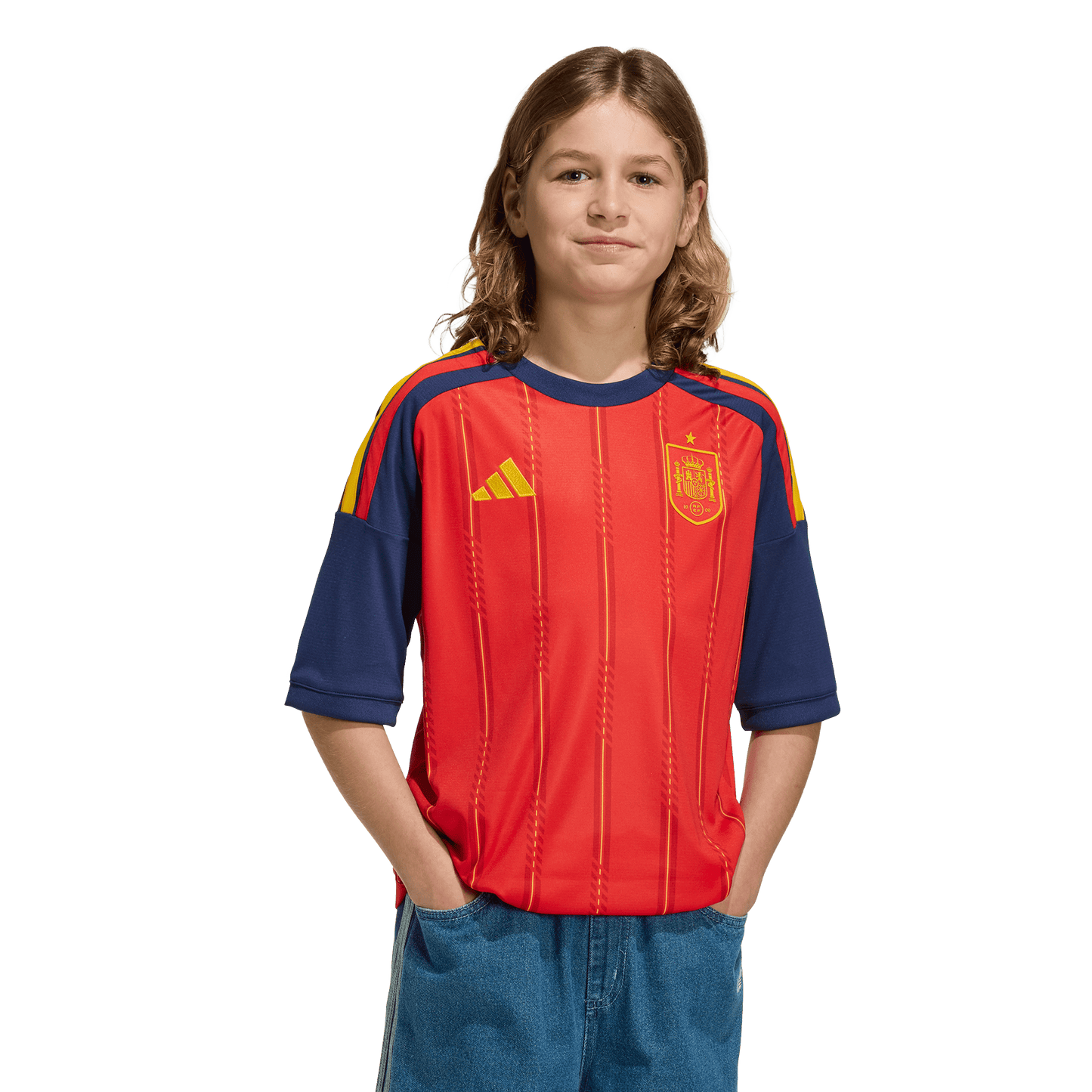 adidas Spain 26 Home Jersey | Vivid Red | Kid's