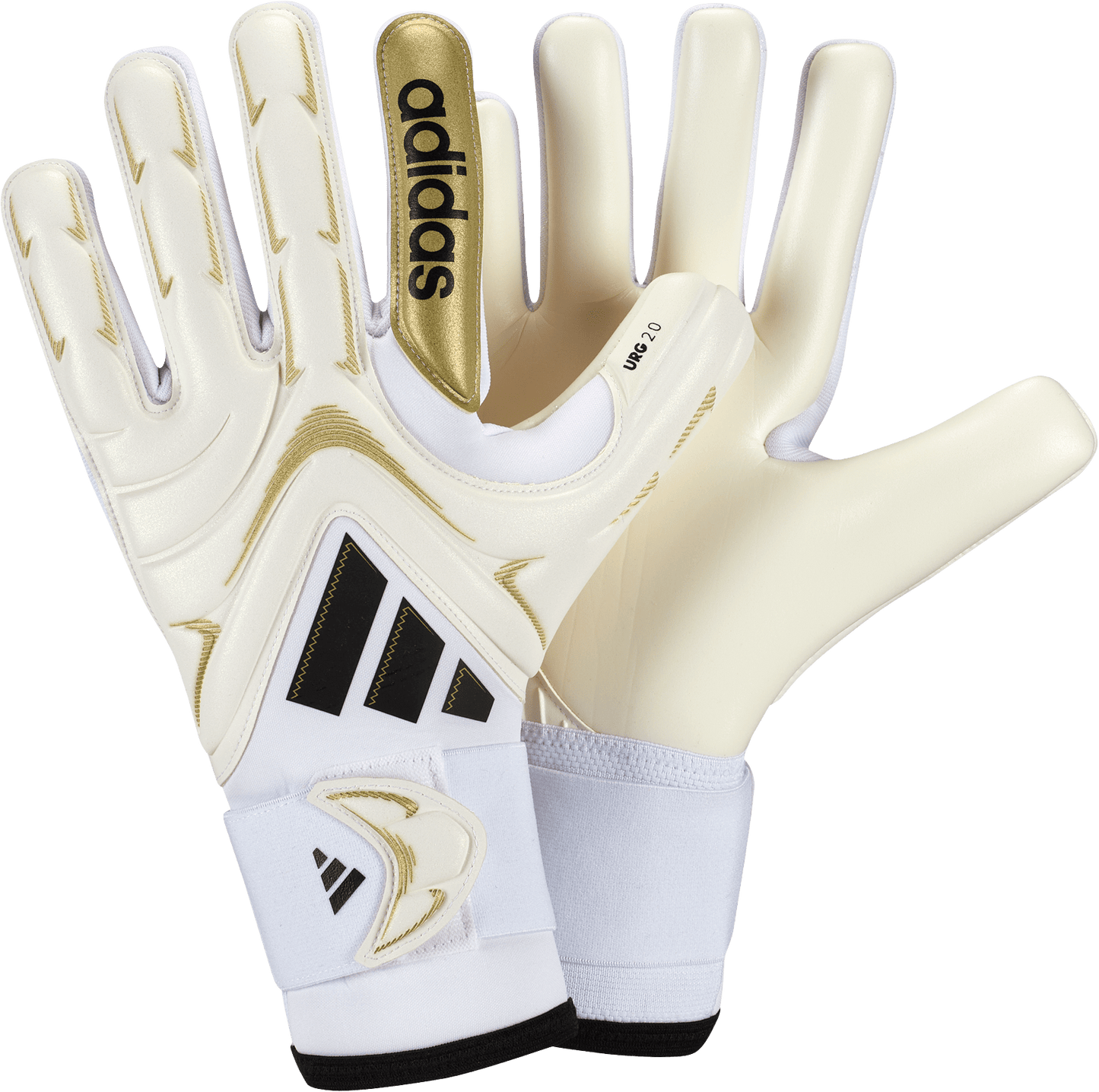 adidas Copa Pro Soccer Goalkeeper Gloves | Zero Metalic / Black / Gold Metallic | Men's