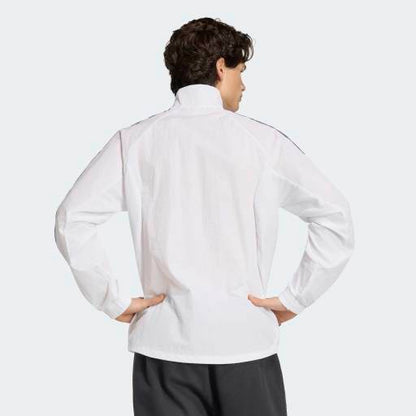 adidas Argentina Home Anthem Jacket | White/ Light Blue | Men's
