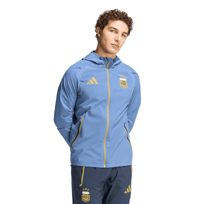 adidas Argentina 26 Tiro Travel Full Zip | Crew Blue | Men's