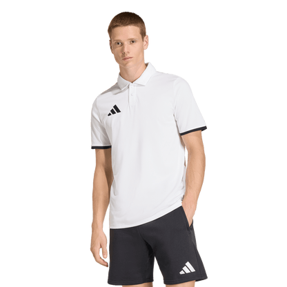adidas Entrada 26 Polo | White / Black | Men's