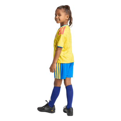 adidas Colombia 26 Home Mini Kit | Yellow / Royal Blue | Kid's