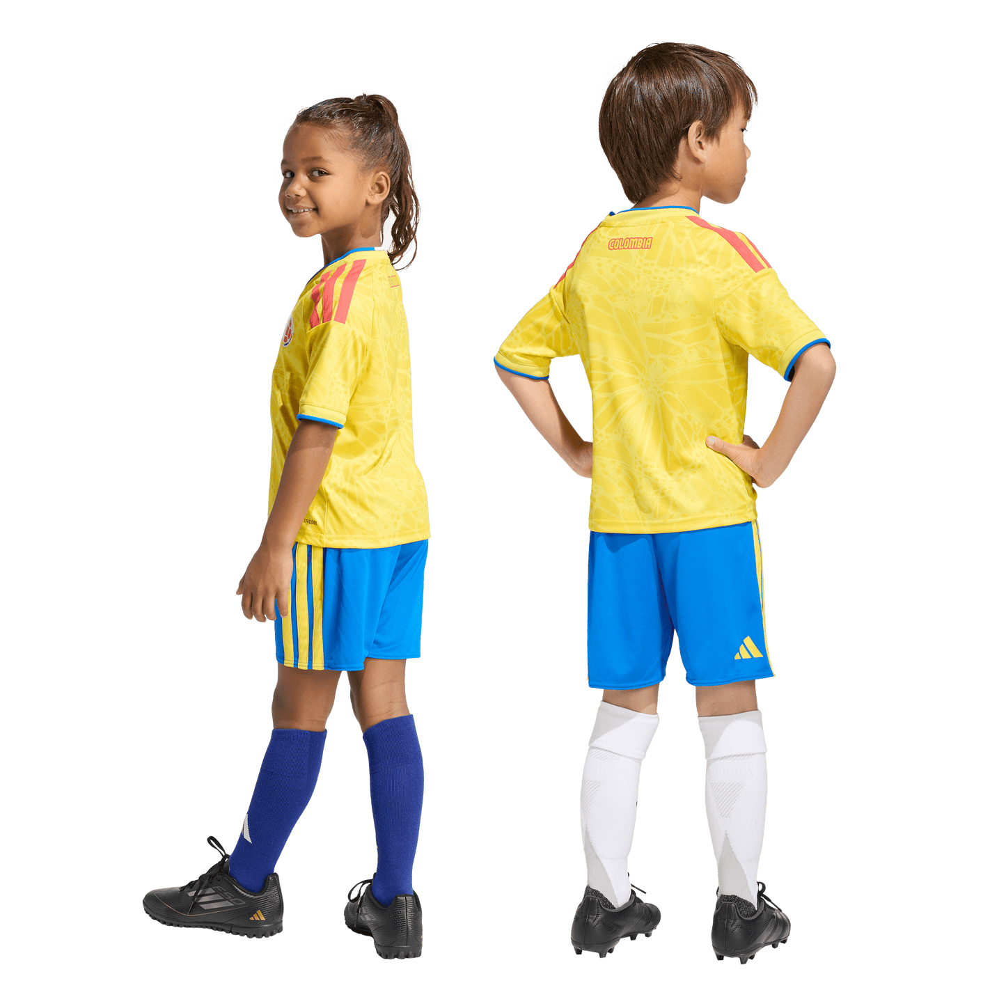 adidas Colombia 26 Home Mini Kit | Yellow / Royal Blue | Kid's