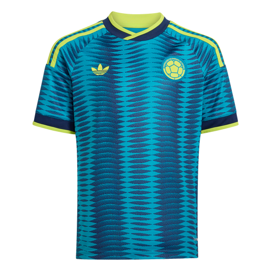 adidas Colombia 26 Away Kids Jersey | Navy Blue / Petrol | Kid's