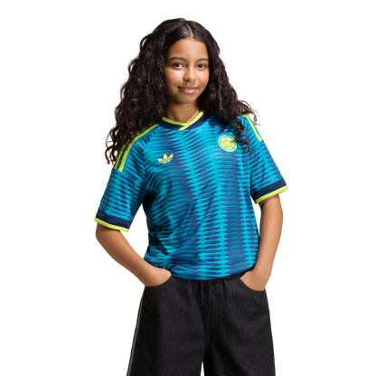 adidas Colombia 26 Away Kids Jersey | Navy Blue / Petrol | Kid's