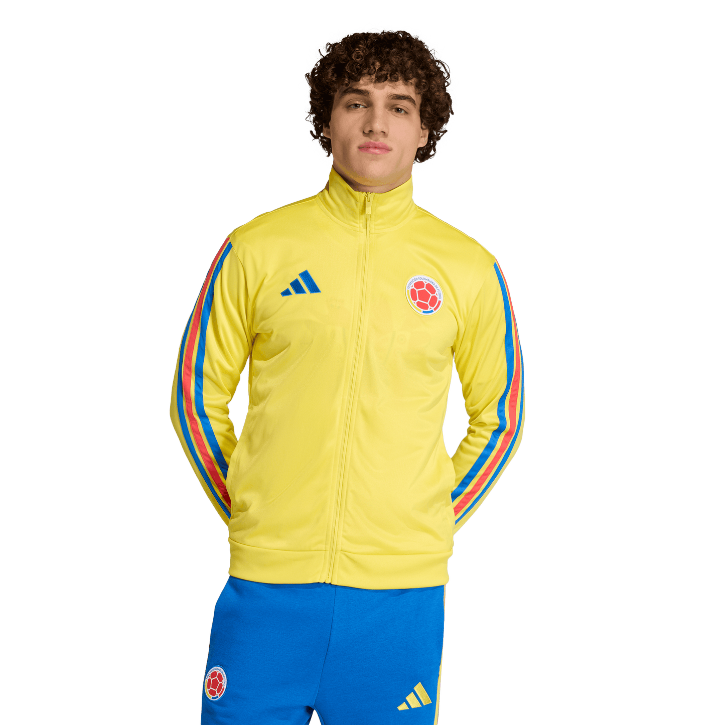 adidas FCF DNA Training Track Top | Yellow | Men's