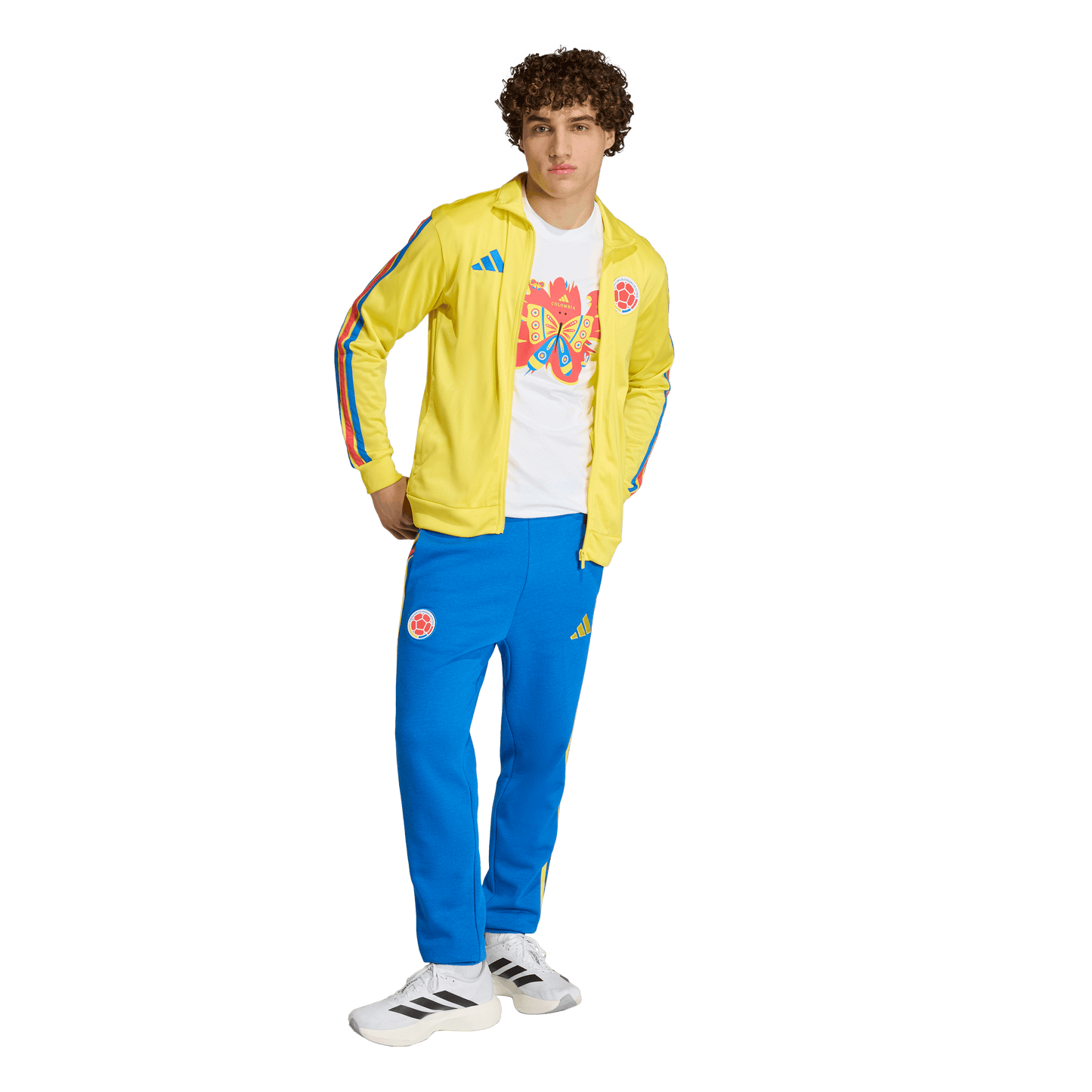 adidas FCF DNA Training Track Top | Yellow | Men's