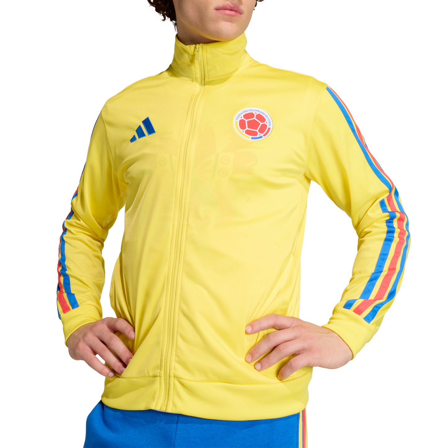 adidas FCF DNA Training Track Top | Yellow | Men's