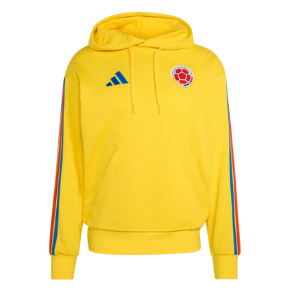 adidas Colombia DNA Fleece Hoodie | Yellow | Men's