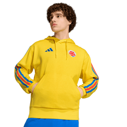 adidas Colombia DNA Fleece Hoodie | Yellow | Men's