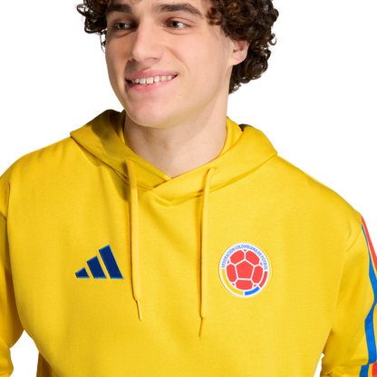 adidas Colombia DNA Fleece Hoodie | Yellow | Men's