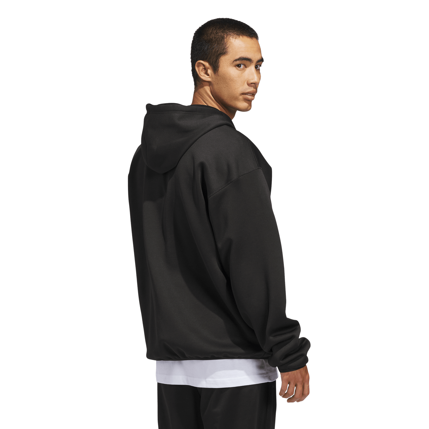 adidas Crazywarm Full Zip Hoodie | Black / White | Men's