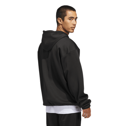 adidas Crazywarm Full Zip Hoodie | Black / White | Men's