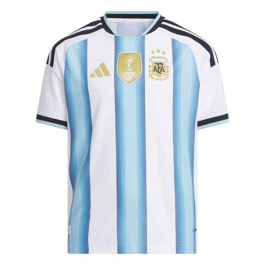 adidas Argentina 26 Authentic Home Jersey | Ice Blue/White | Kid's