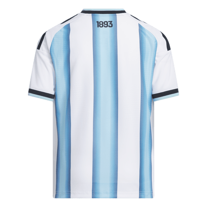 adidas Argentina 26 Authentic Home Jersey | Ice Blue/White | Kid's