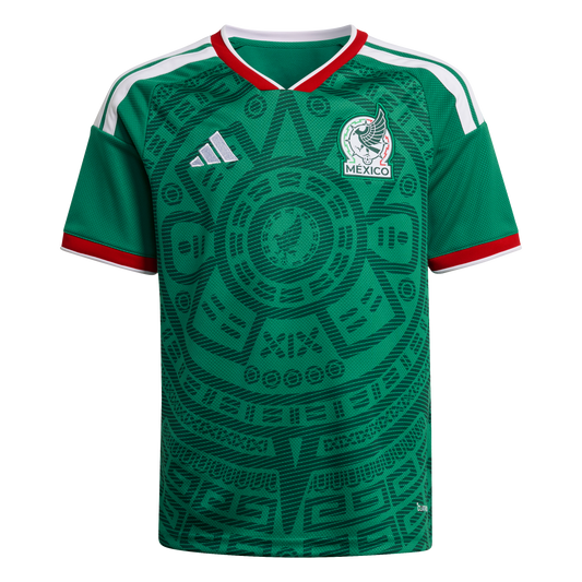 adidas Mexico 26 Home Jersey | Bold Green | Kid's